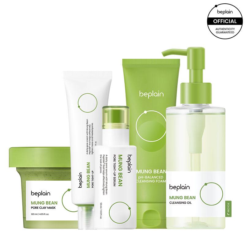 MUNG BEAN 5-Step Poreless Filter skin Recipe